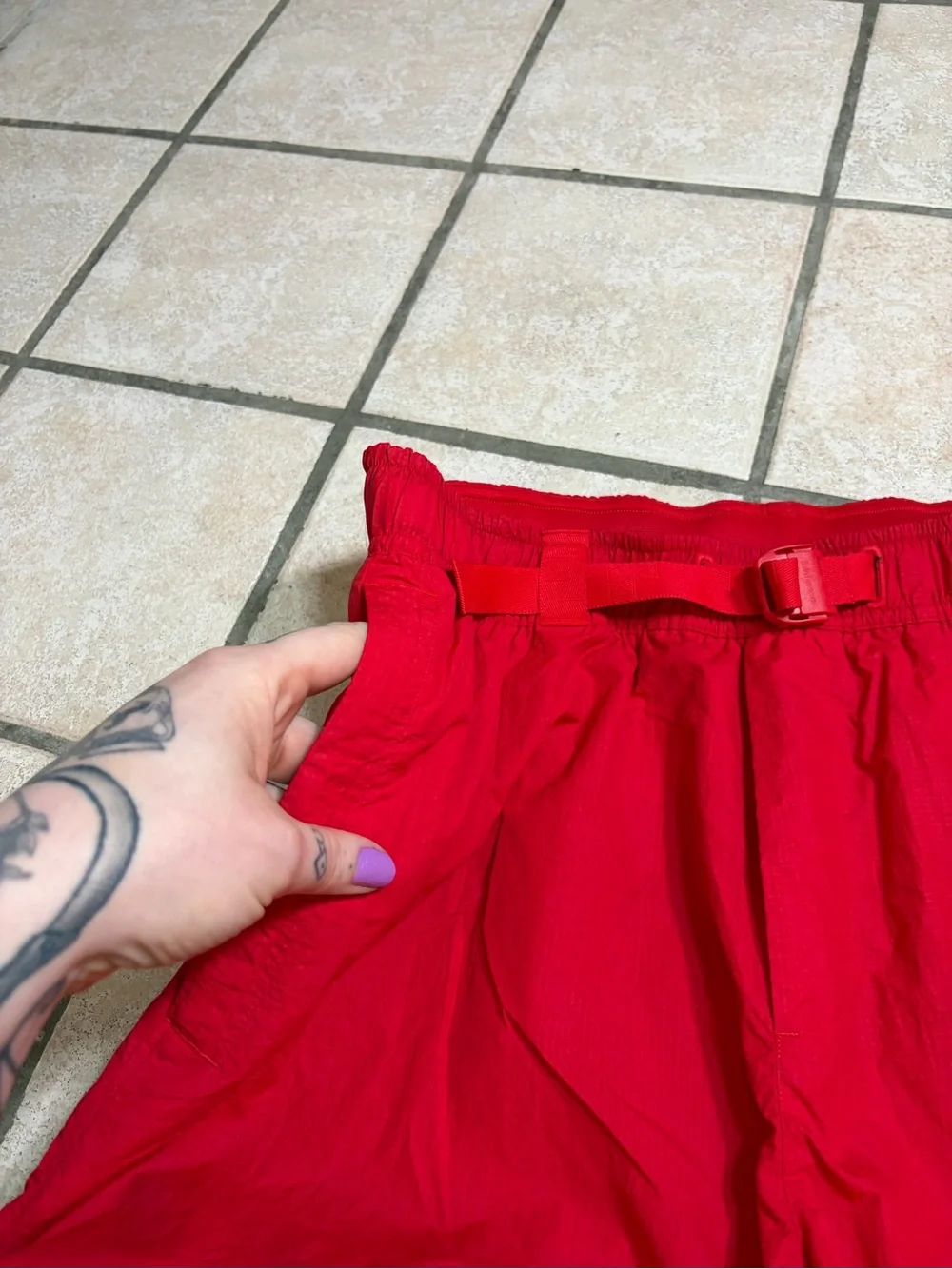 NWT Lululemon UV-Protective Hiking Short *6” (Oxford Red) Size M